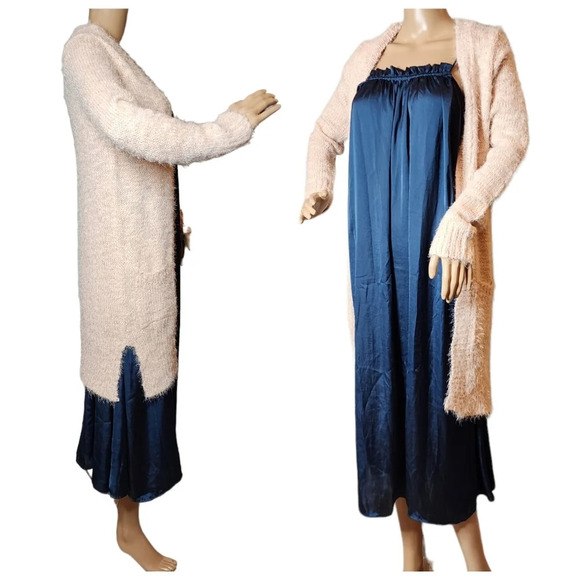 NWT Ashley by 26 international soft pink cardigan sweater - Picture 3 of 15